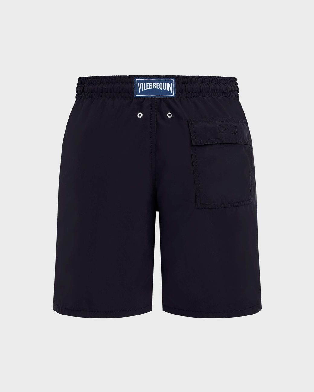 Vilebrequin Black Long Swim Shorts Solid for men