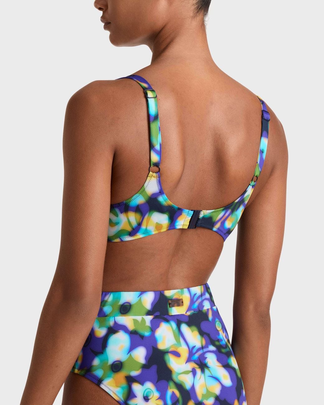 Vilebrequin Blue Underwire Bikini Top Frangipanier Trouble