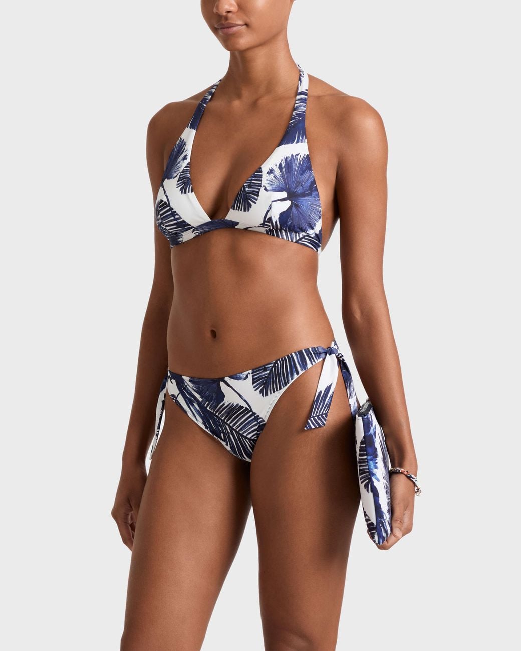 Vilebrequin Blue Side Tie Bikini Bottom Papagaio