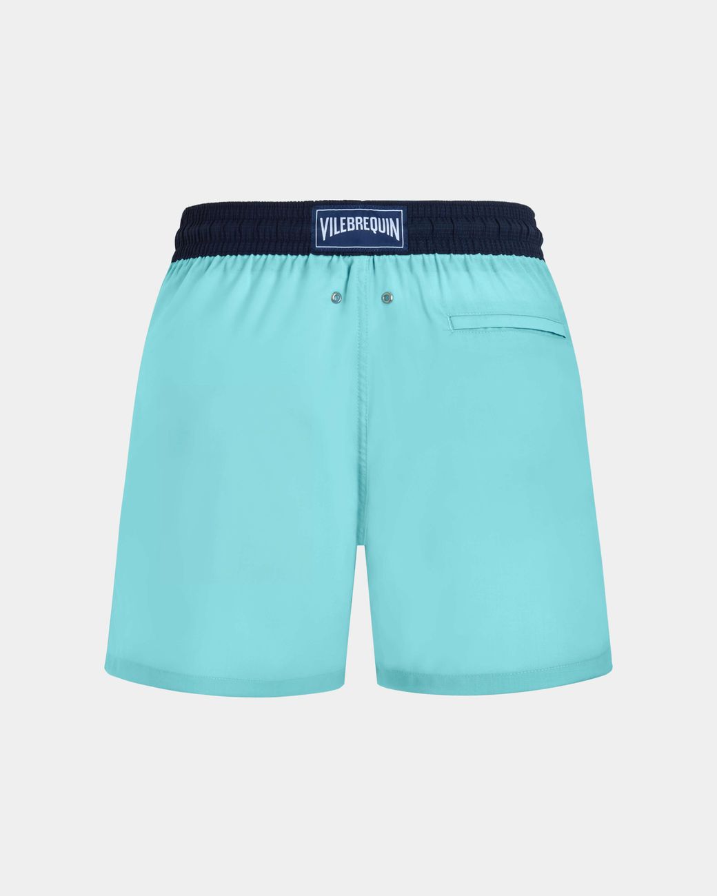 Vilebrequin Blue Ultrafine Wool Swim Shorts Super 120's for men