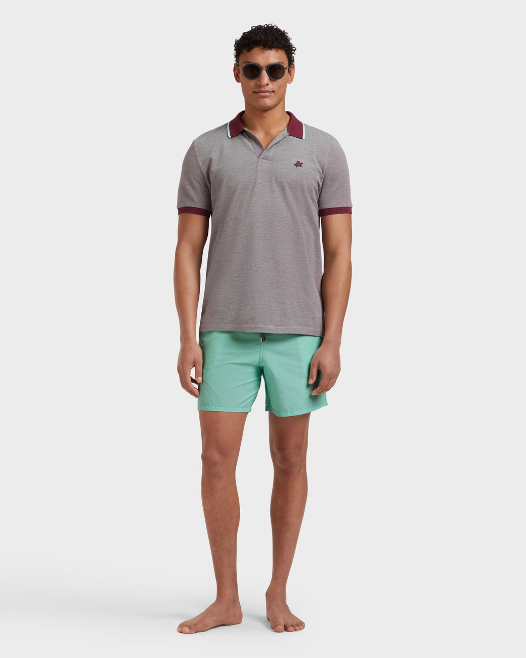 Vilebrequin Green Swim Shorts Solid for men