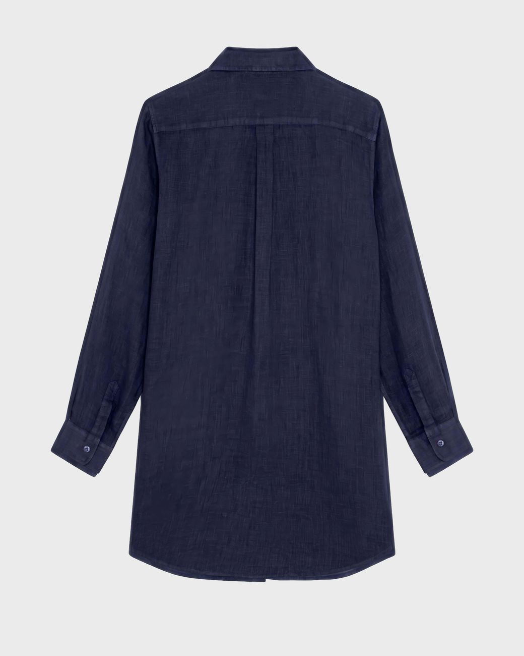 Vilebrequin Blue Linen Dress Solid