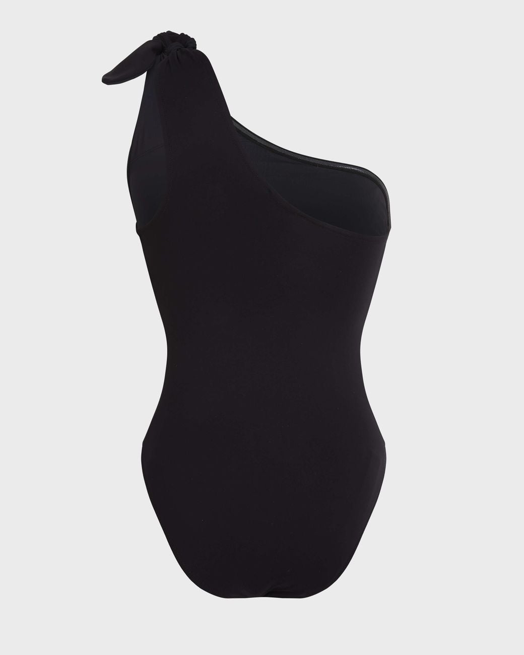 Vilebrequin Black Asymmetrical One-Piece Swimsuit Strelitzia Flower