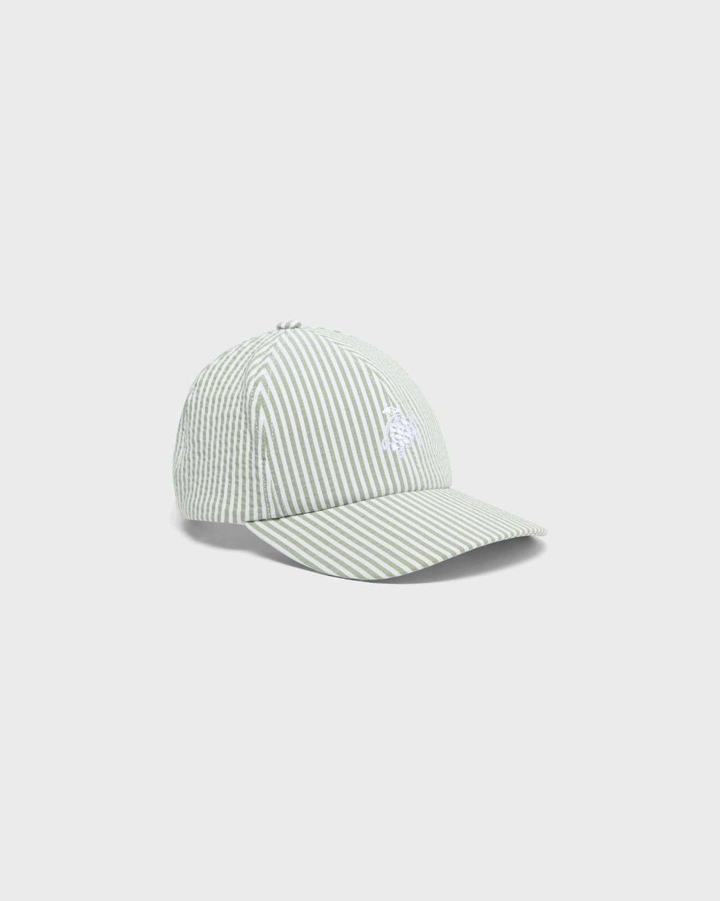 Vilebrequin White Seersuckers Stripes Cap for men