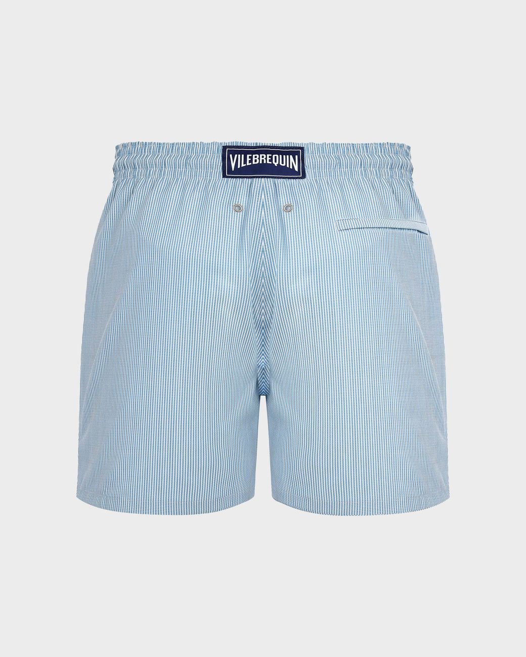 Maillot De Bain En Laine Ultrafine Homme Micro Rayures Tailoring Vilebrequin pour homme en coloris Blue