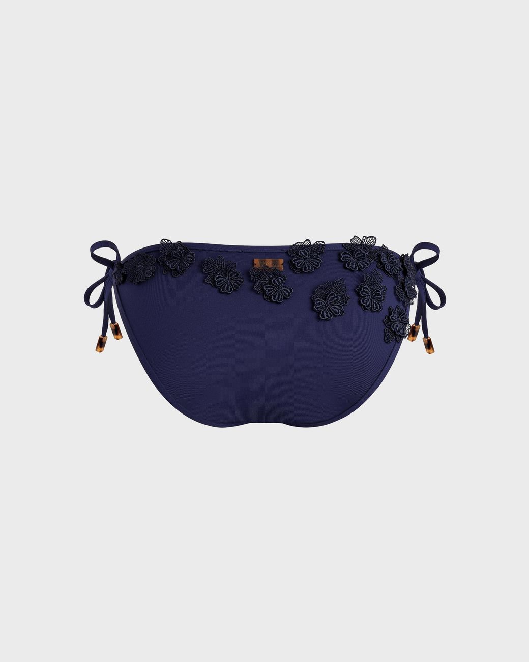 Vilebrequin Bikini Bottom Embroidered Guipure Florale - Swimwear - Tropez - Blue - Size Xs/s