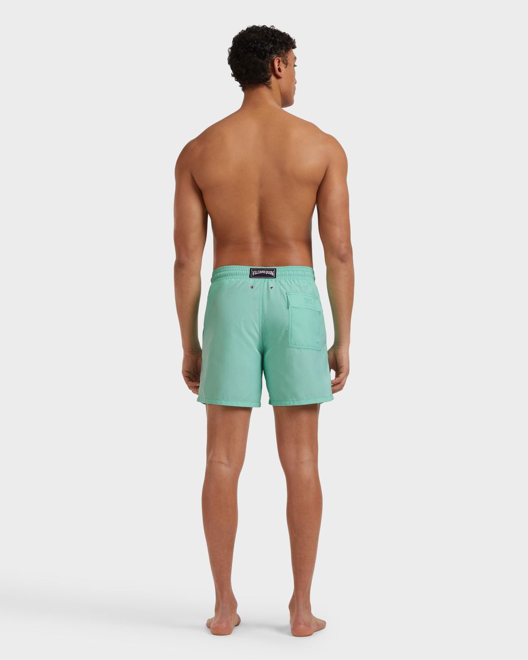 Vilebrequin Green Swim Shorts Solid for men
