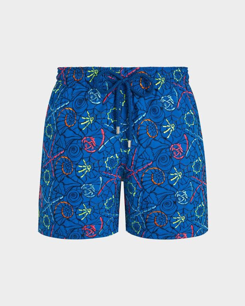 Vilebrequin Blue Swim Shorts Embroidered Noumea Sea for men
