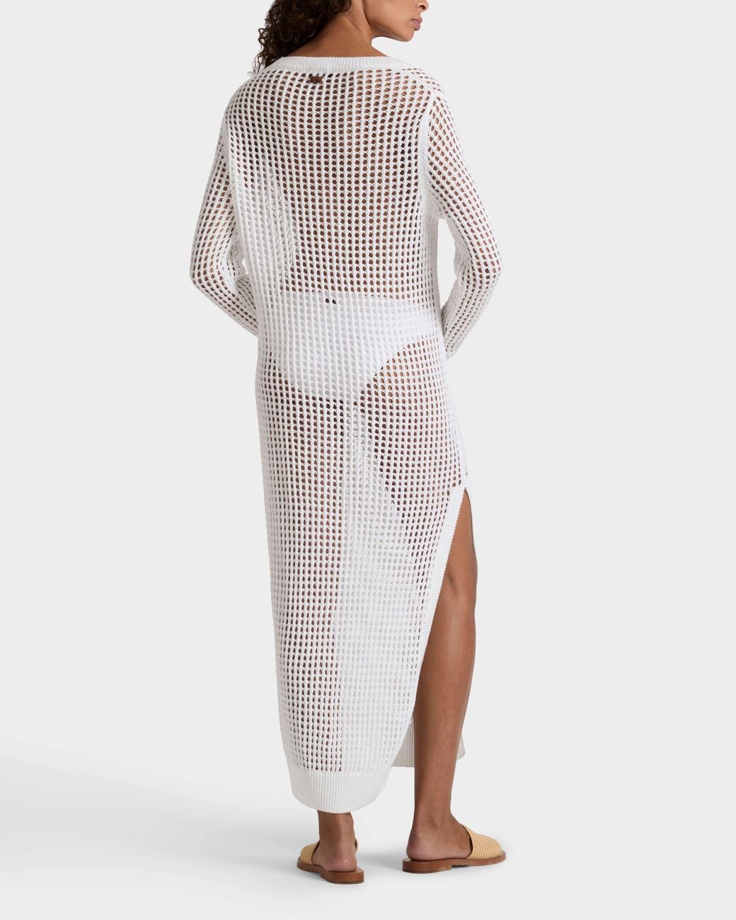Vilebrequin Crochet T-shirt Dress Solid - Dress - Lysia - White - Size L