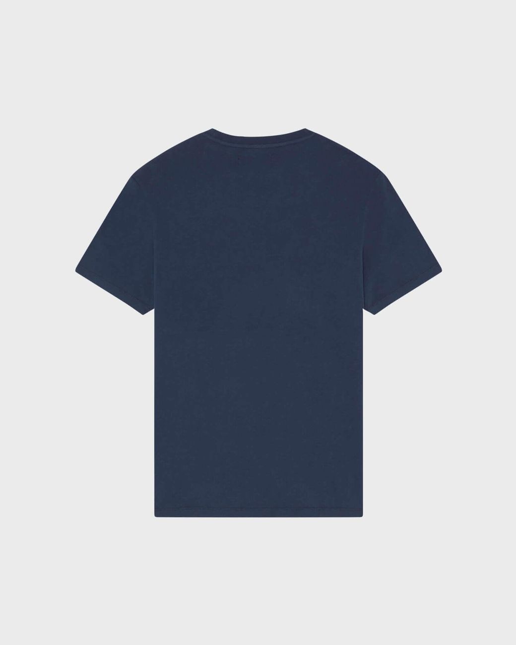 Vilebrequin Blue Organic Cotton T-Shirt Embroidered Turtle for men