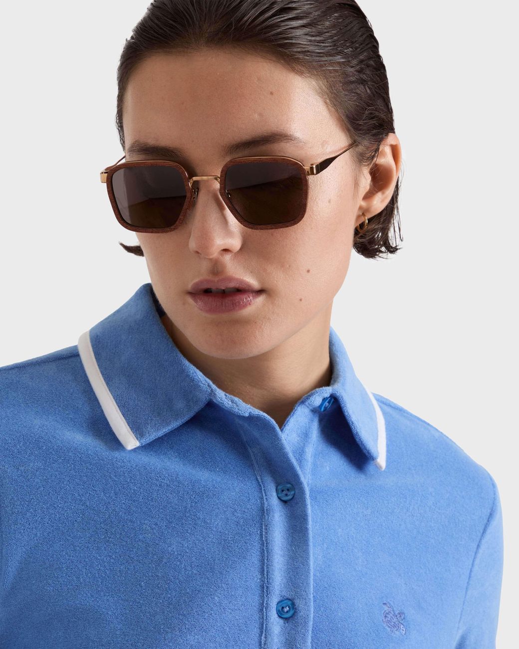 Vilebrequin Pink Mahoganywood Sunglasses