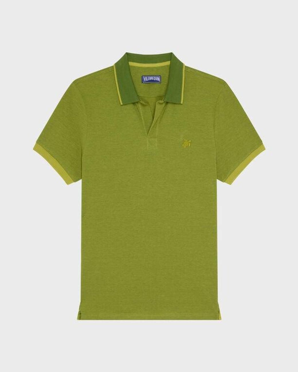 Vilebrequin Green Cotton Polo Solid for men