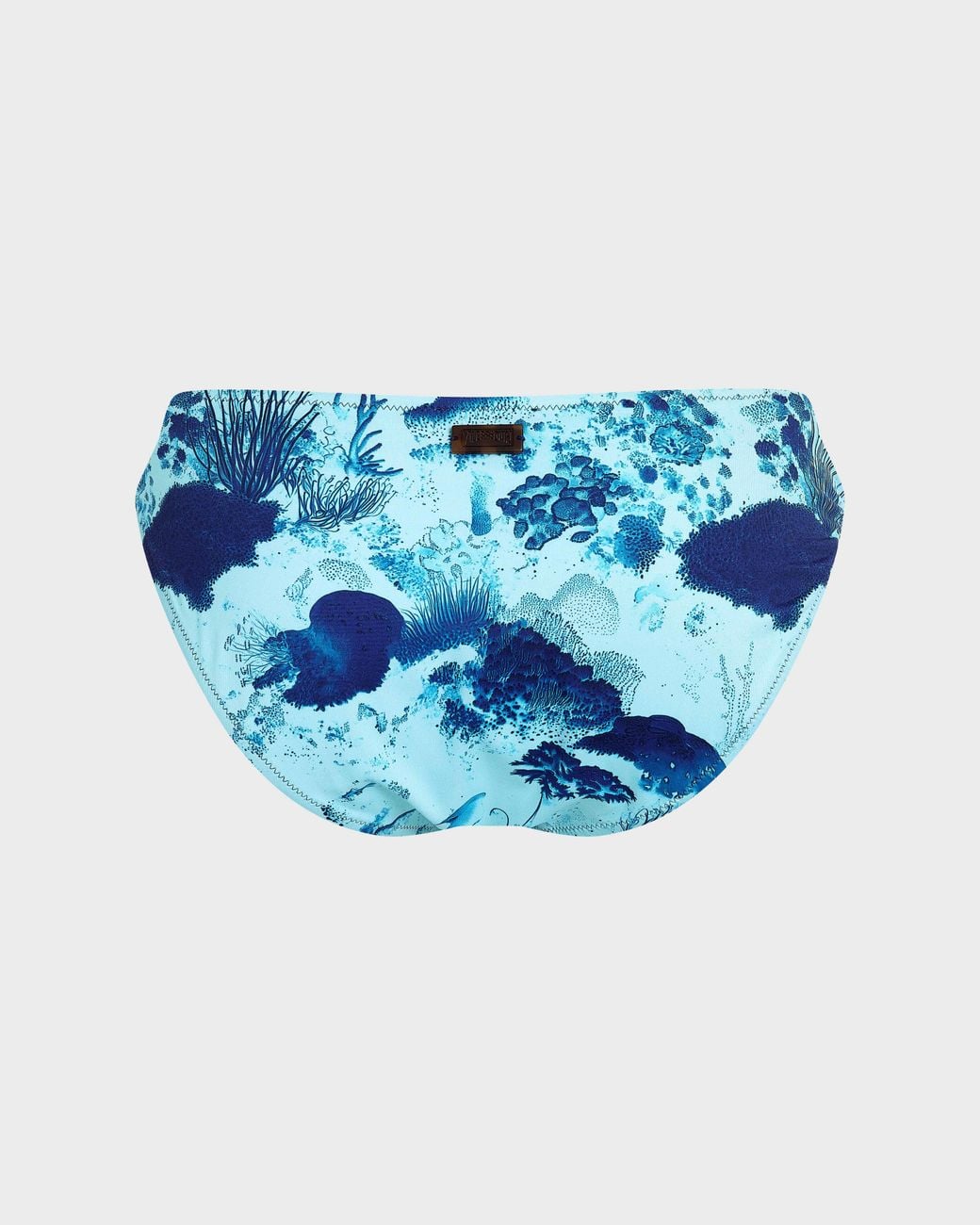 Vilebrequin Blue Mini Brief Bikini Bottom Coral Reef