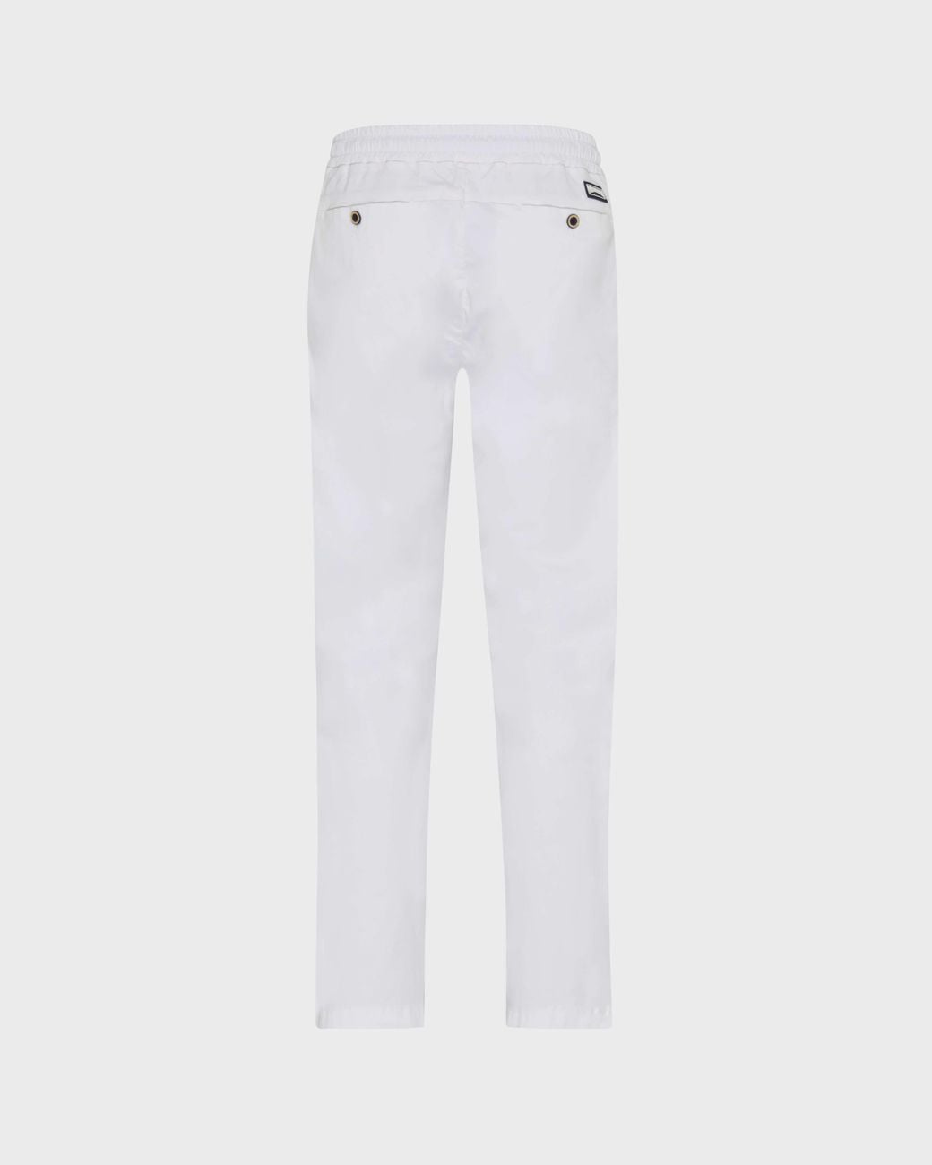 Vilebrequin White Elastic Waist Satin Pants for men
