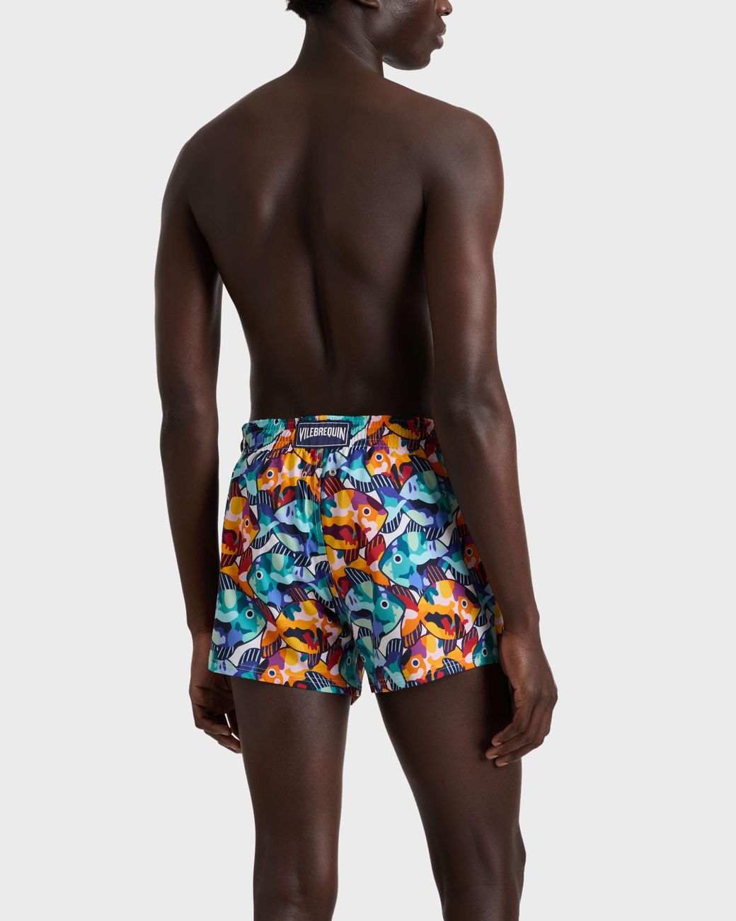Vilebrequin Blue Short Swim Shorts Pacu for men