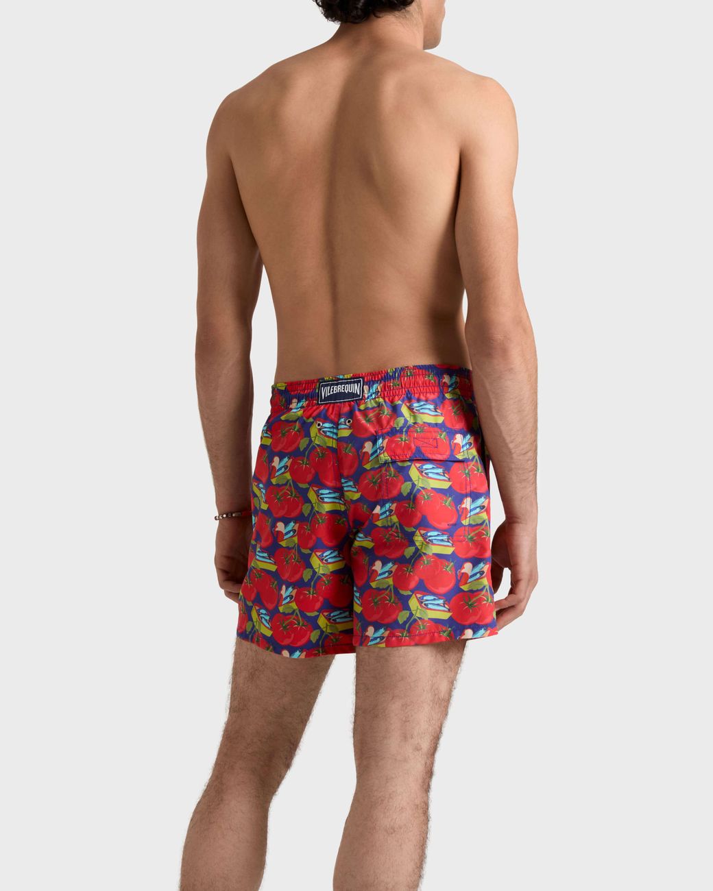 Vilebrequin Red Swim Shorts Sardine And Tomato for men