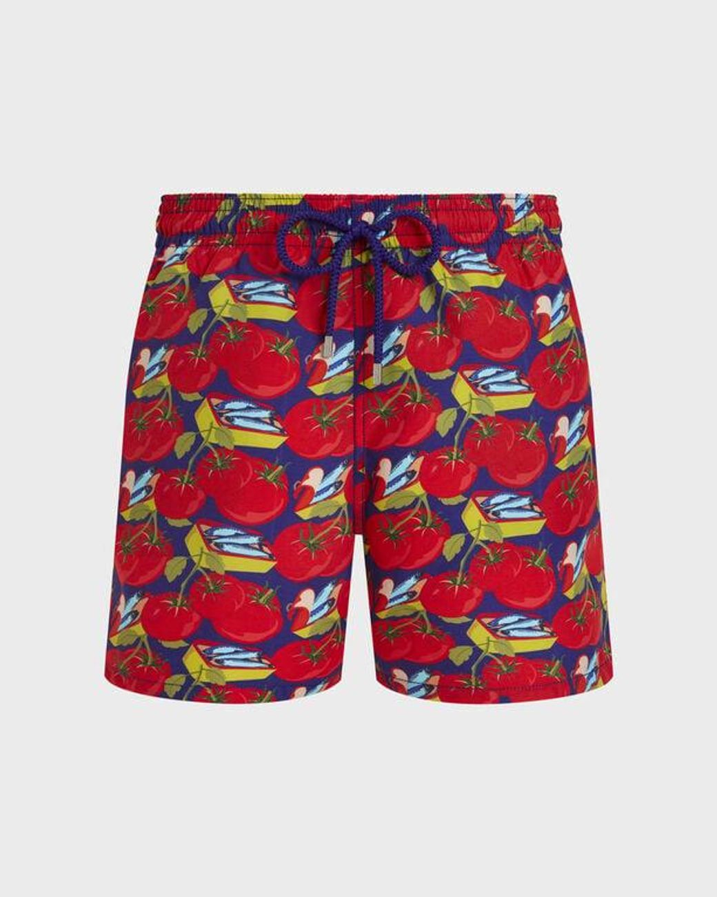 Vilebrequin Red Swim Shorts Sardine And Tomato for men