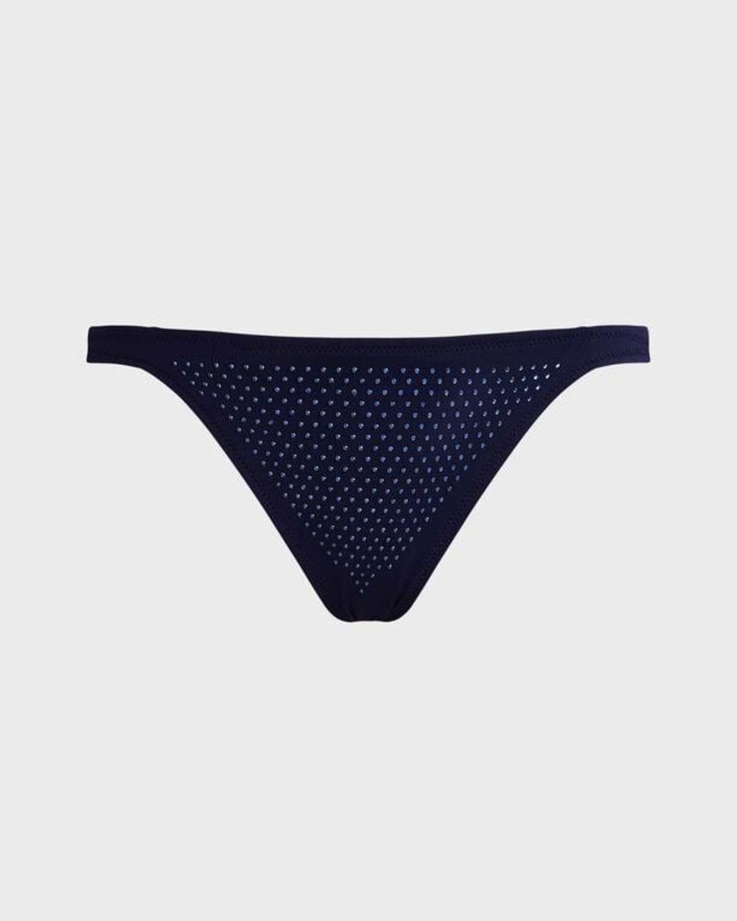 Vilebrequin Blue Mini Brief Bikini Bottom Strass