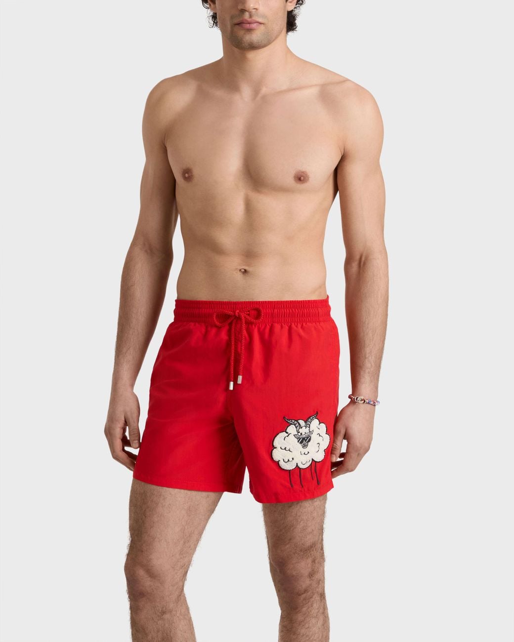 Vilebrequin Embroidered Swim Shorts Year Of The Goat for men