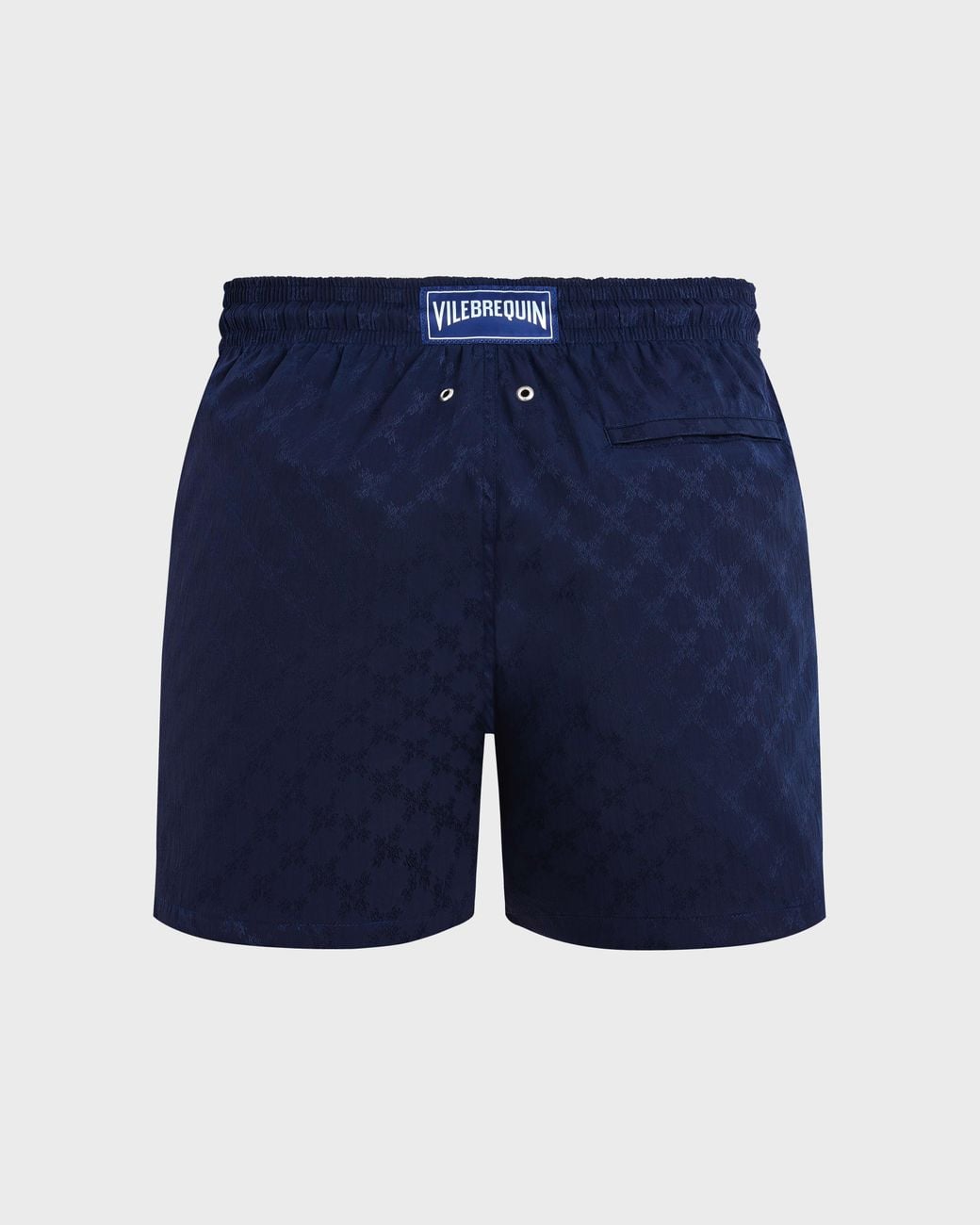 Vilebrequin Blue Swim Shorts Turtle Monogram for men