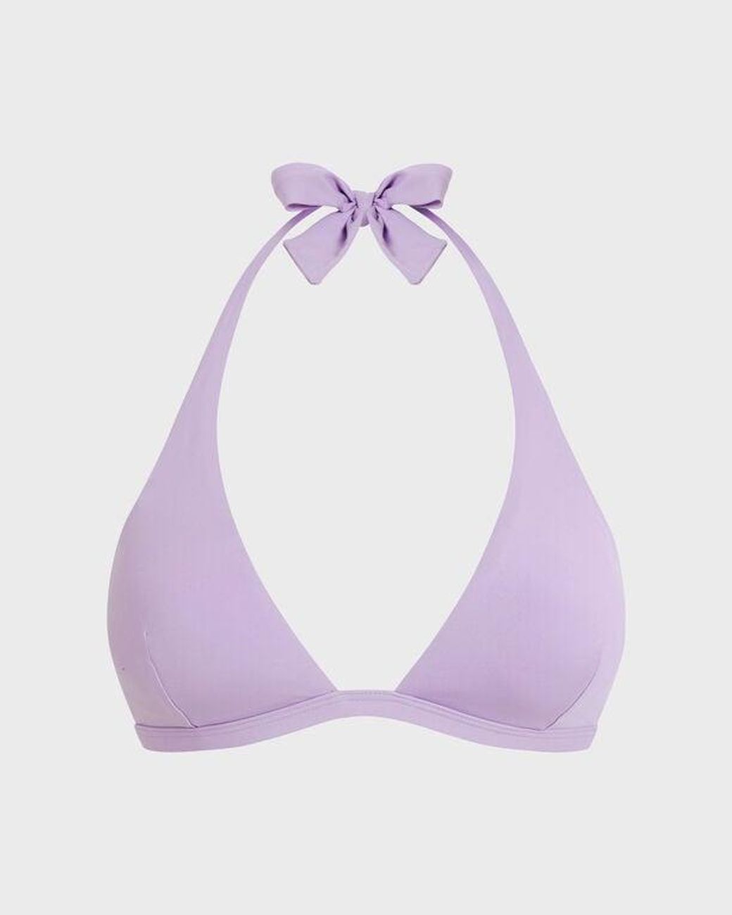 Vilebrequin Purple Halter Bikini Top Solid