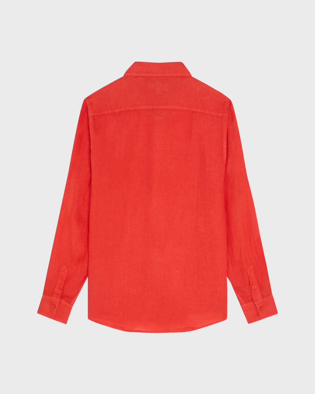 Vilebrequin Red Linen Shirt Solid for men