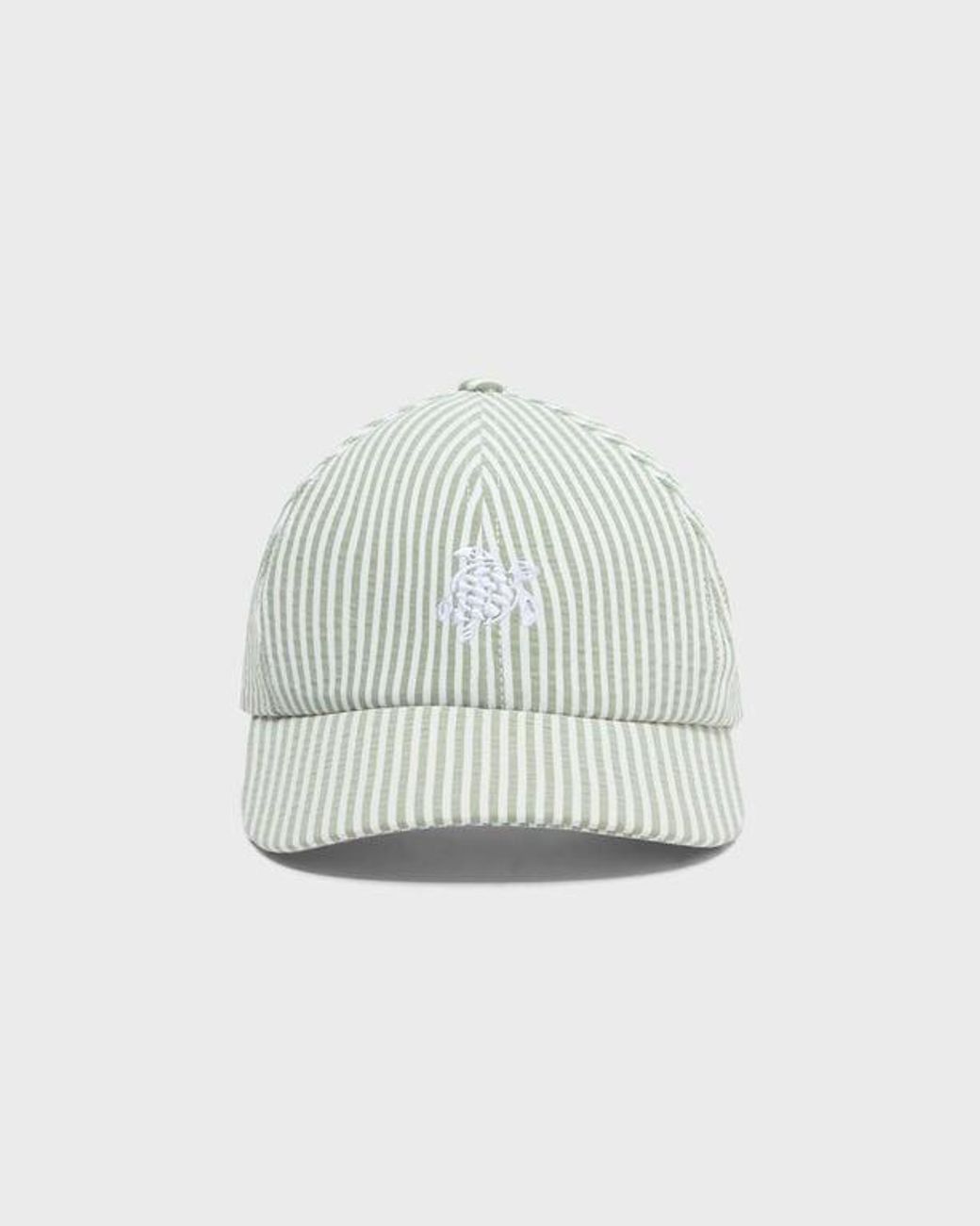 Vilebrequin White Seersuckers Stripes Cap for men