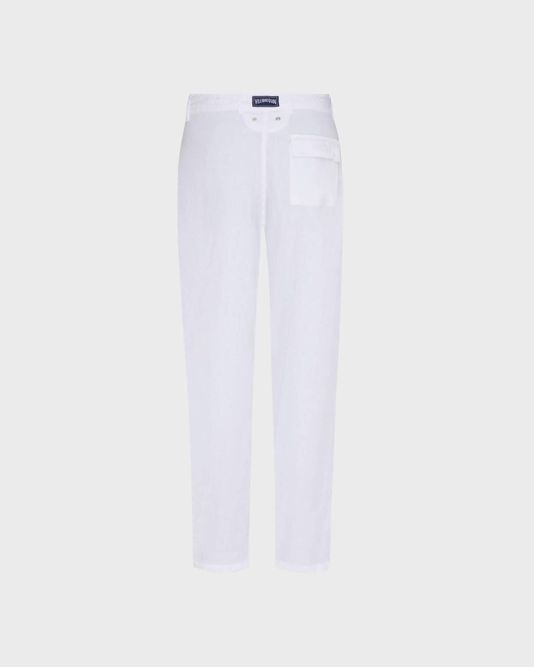 Vilebrequin White Linen Pants Solid for men
