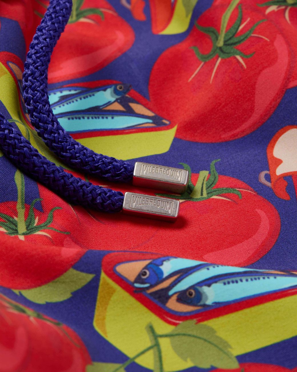 Vilebrequin Red Swim Shorts Sardine And Tomato for men