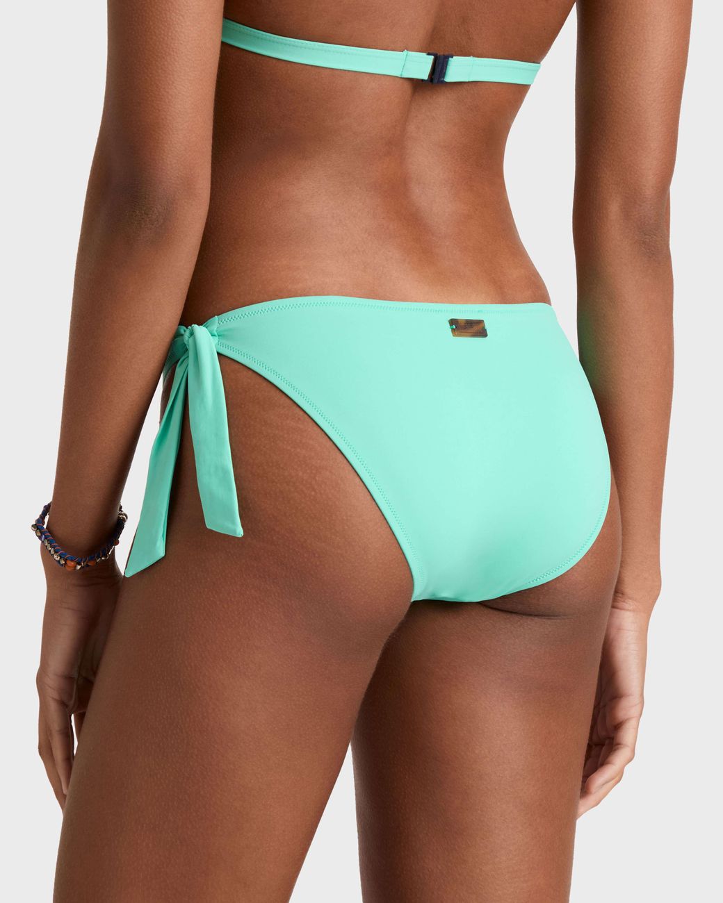 Vilebrequin Blue Side Tie Bikini Bottom Solid