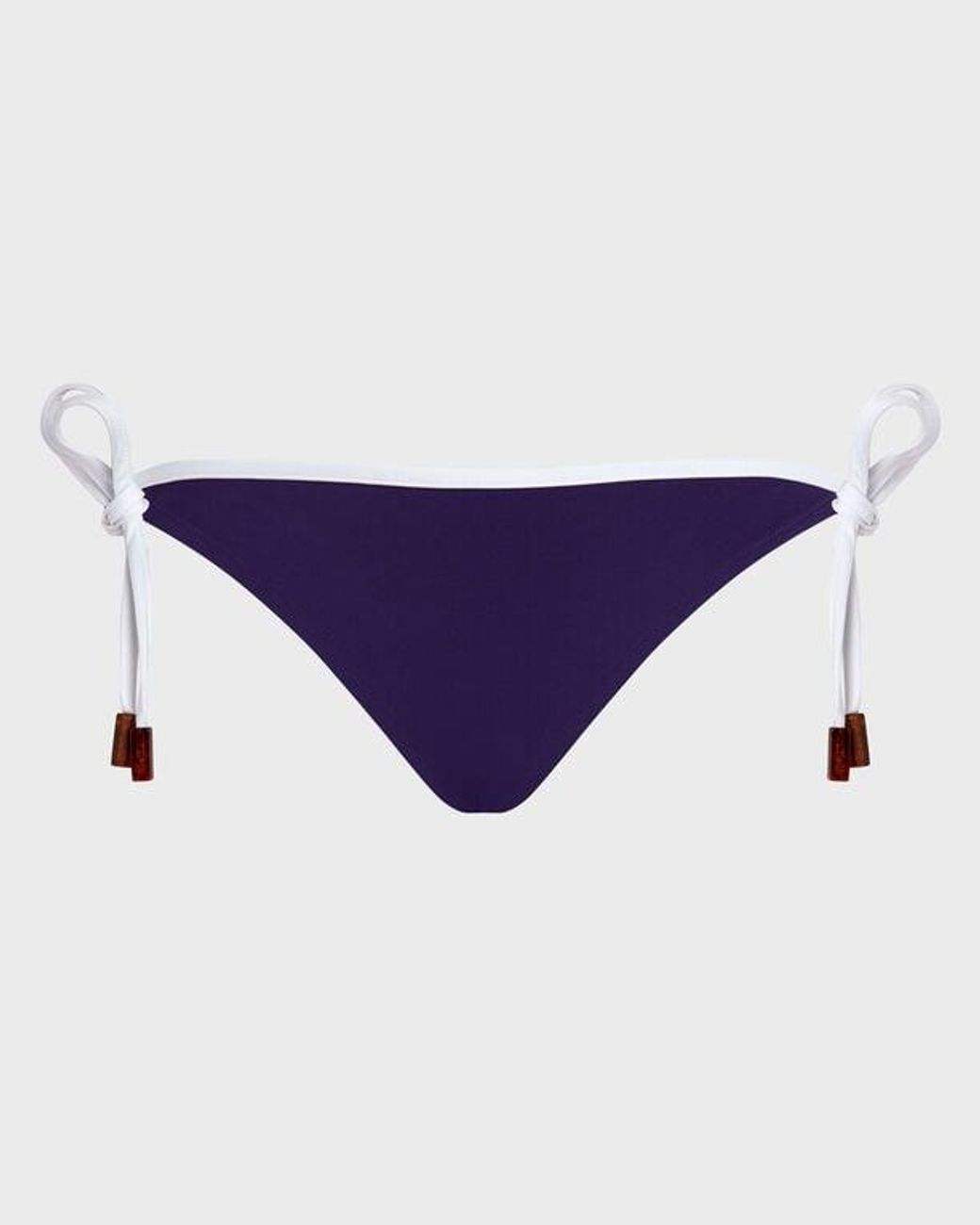 Vilebrequin Purple Side Tie Bikini Bottom Solid