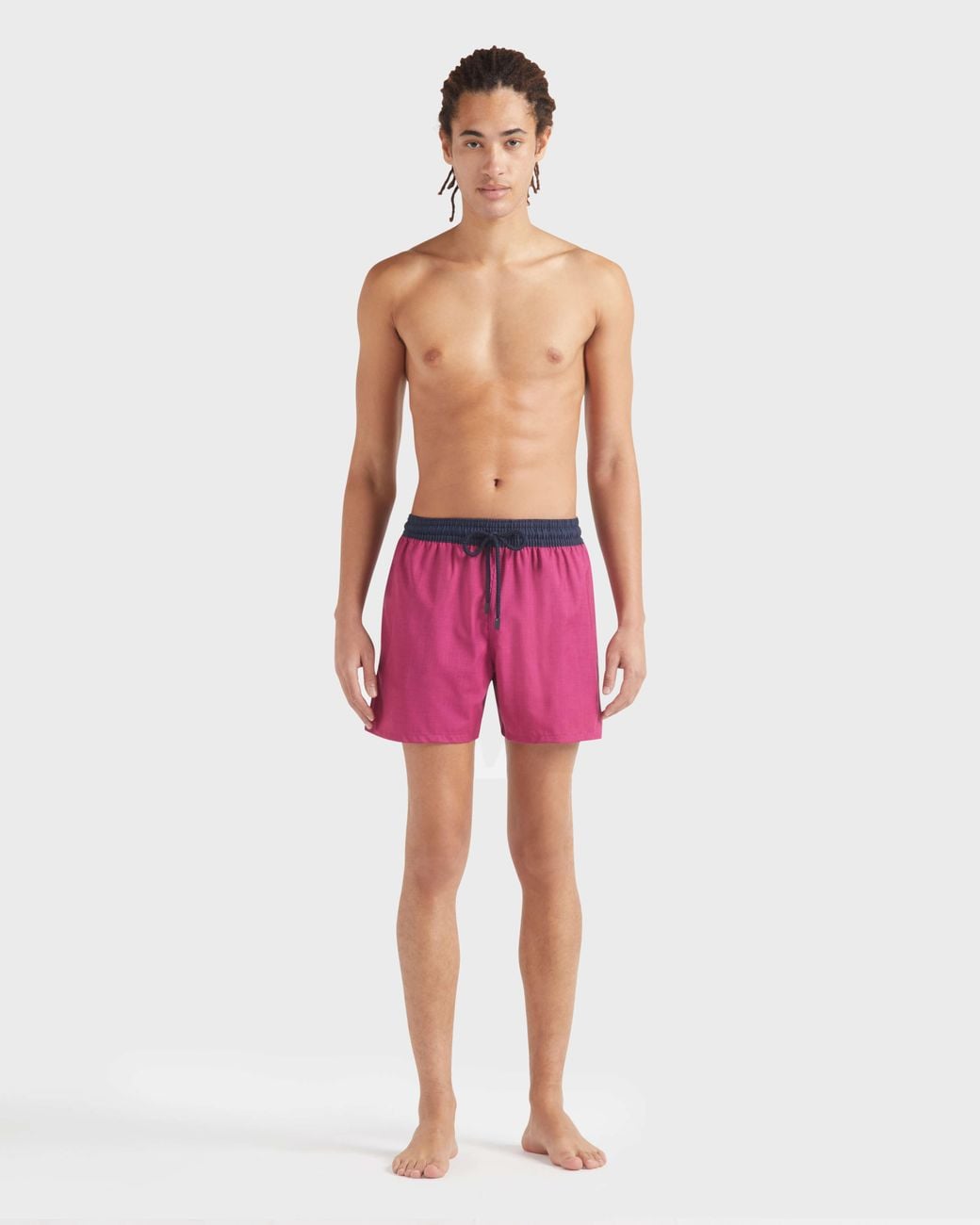Vilebrequin Red Ultrafine Wool Swim Shorts Super 120's for men