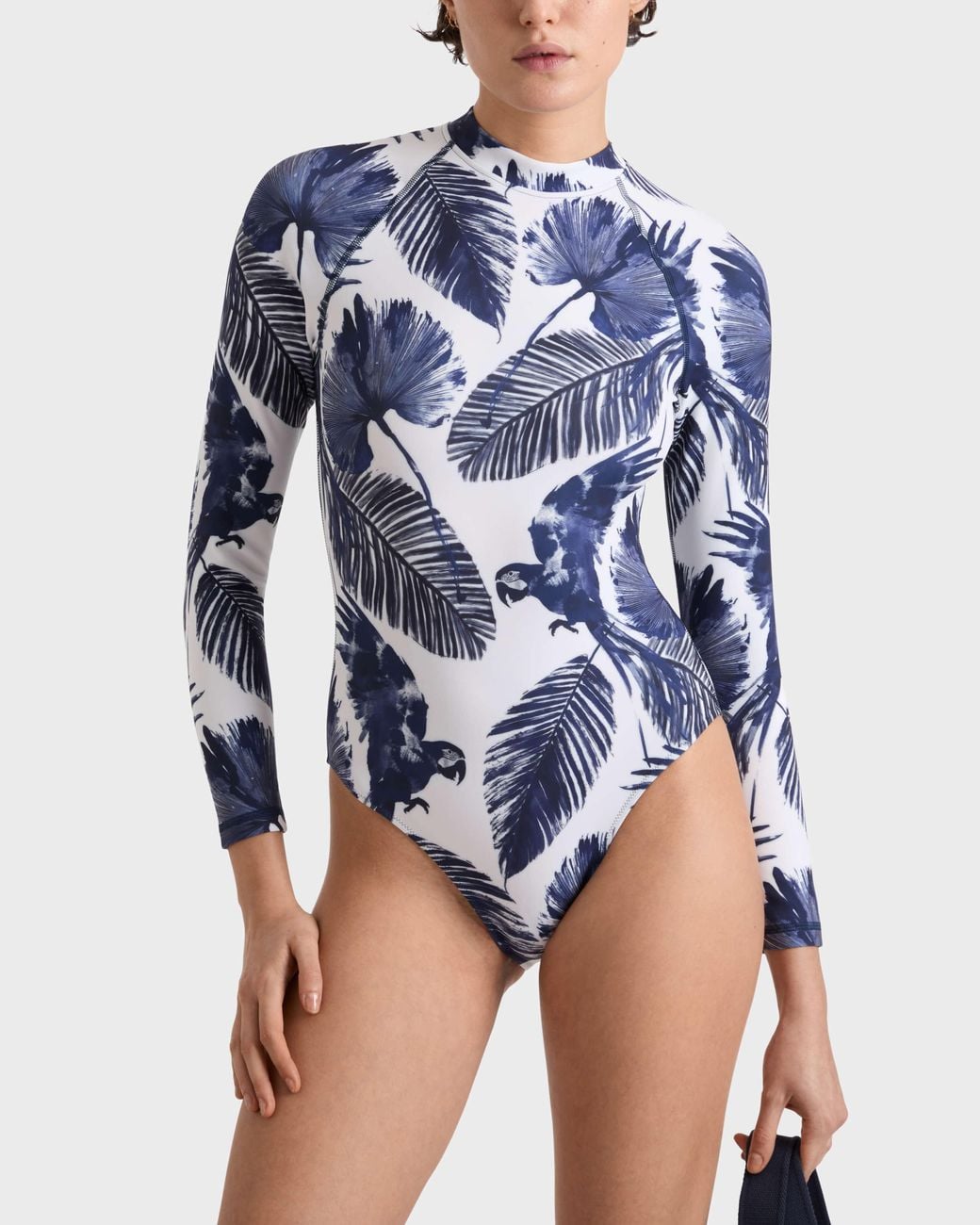 Vilebrequin Blue One-piece Rashguard Papagaio - Rashguard - Lexane - White - Size Xs