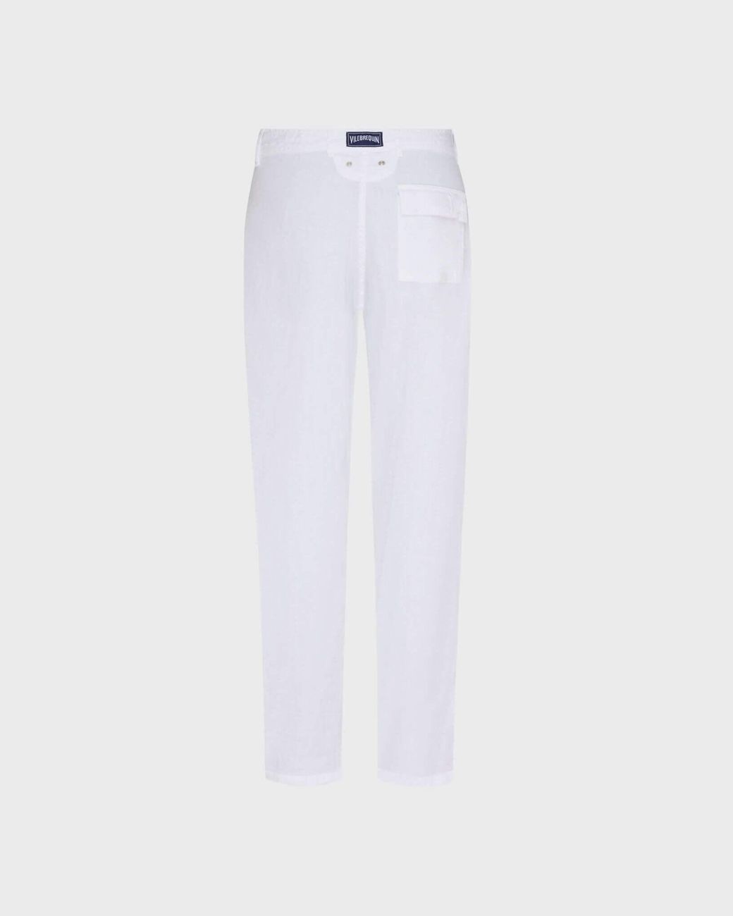 Vilebrequin White Linen Pants Solid for men