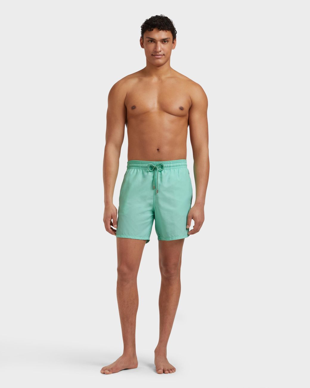Vilebrequin Green Swim Shorts Solid for men
