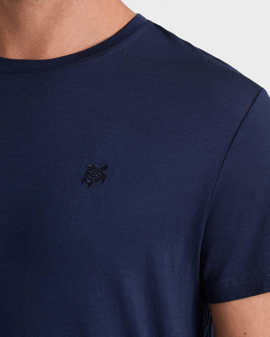 Vilebrequin Wool T-shirt Solid - Tee Shirt - Thom - Blue - Size M for men