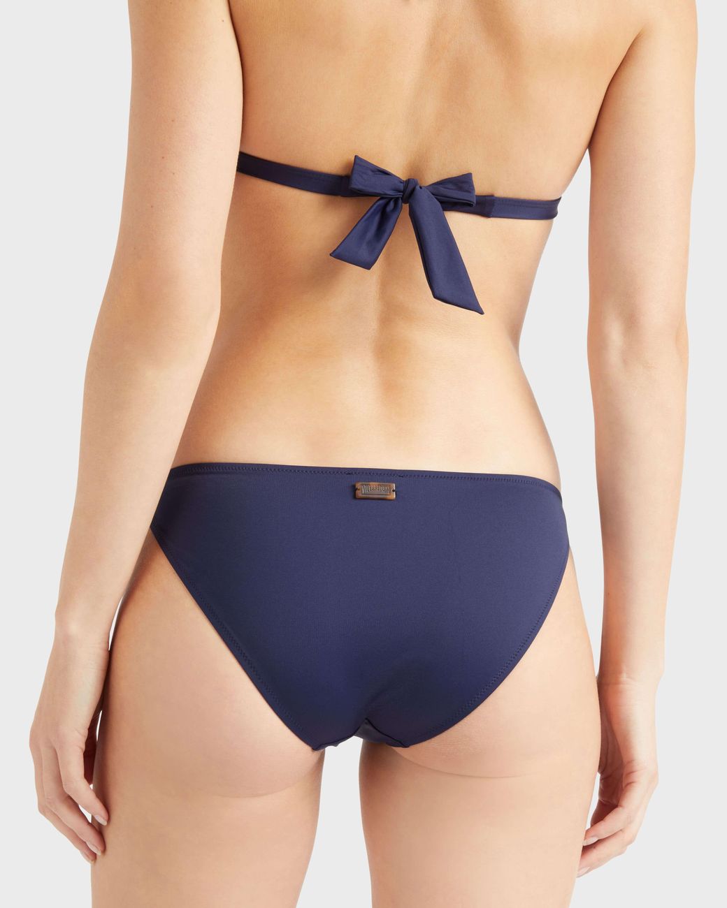 Vilebrequin Blue Mini Brief Bikini Bottom Strass