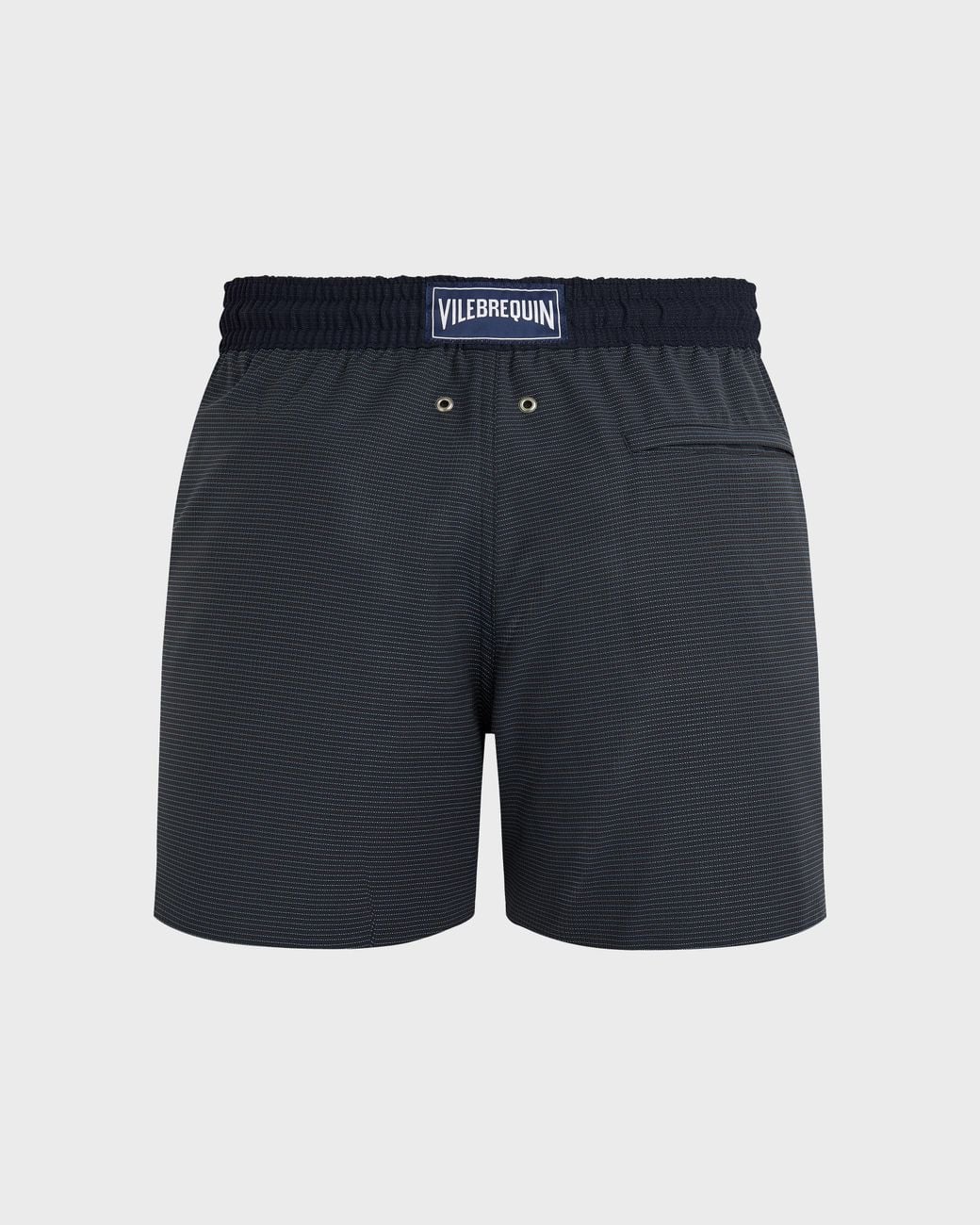 Vilebrequin Blue Wool Swim Shorts Micro Carreaux Tailoring for men