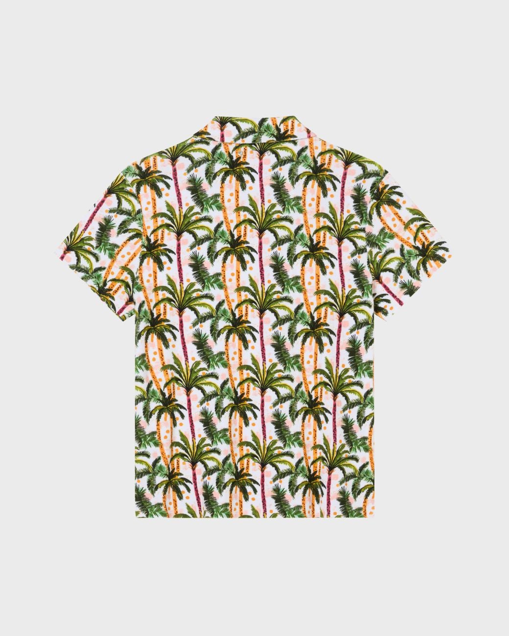 Vilebrequin White Terry Bowling Shirt Brazil Jungle for men