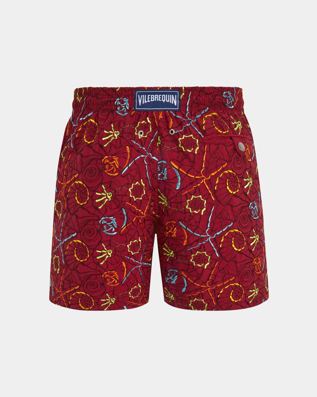 Vilebrequin Swim Shorts Embroidered Noumea Sea for men