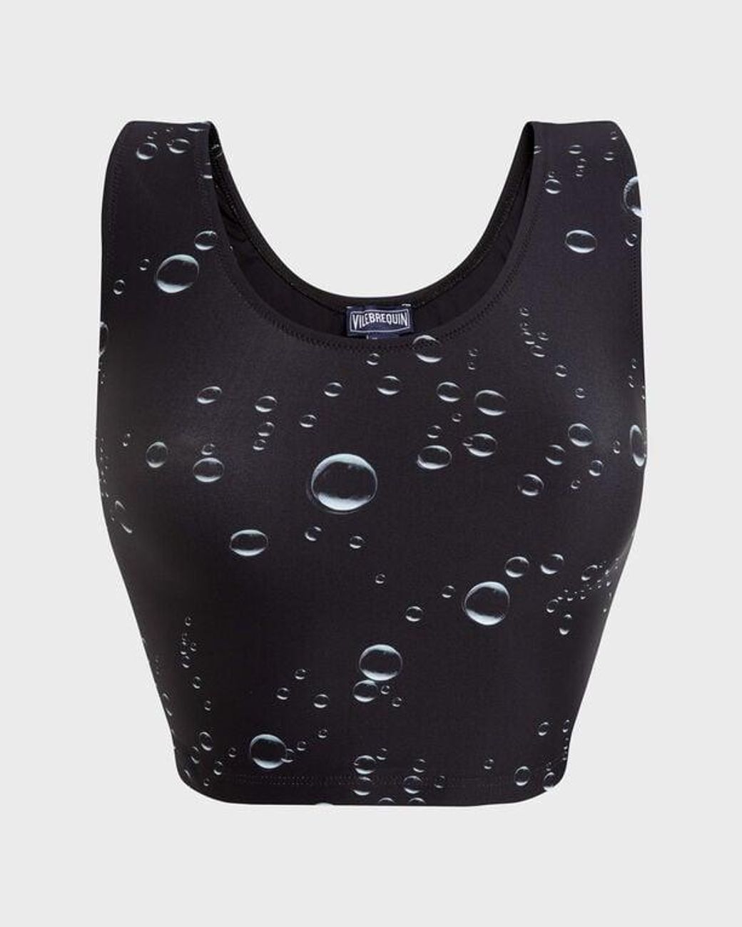 Vilebrequin Black Tankini Top Bubble 3D