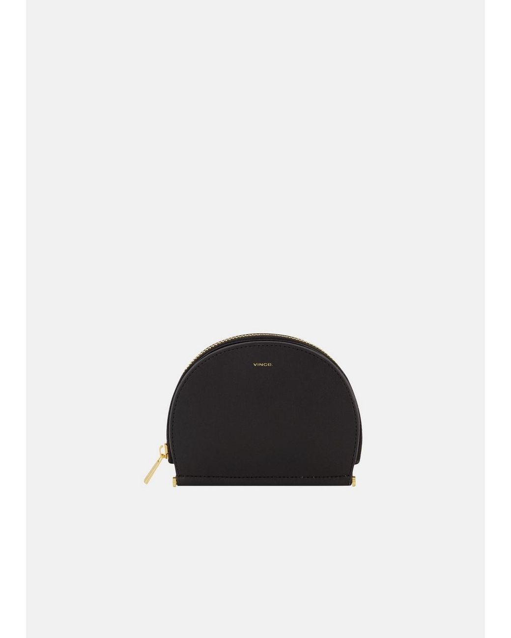 Vince Black Demma Leather Small Wallet