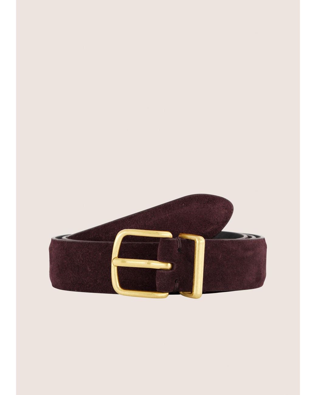 Vince Brown Kaia 25Mm Suede Belt