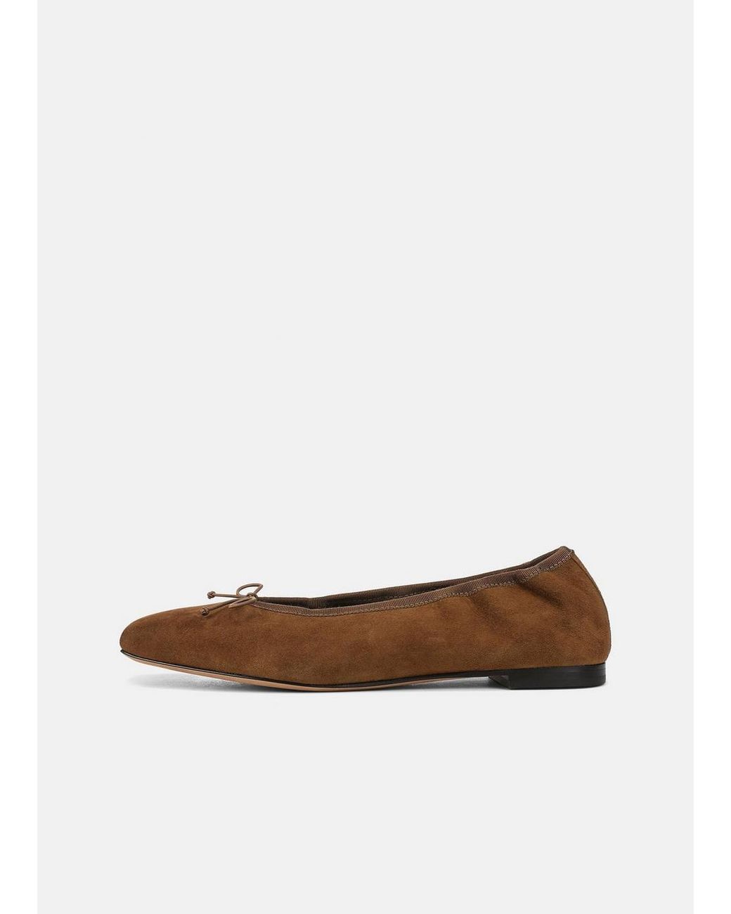 Vince White Darla Suede Ballet Flat