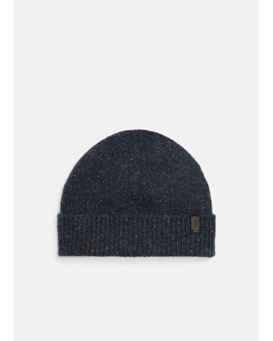 Vince Blue Donegal Cashmere Beanie for men