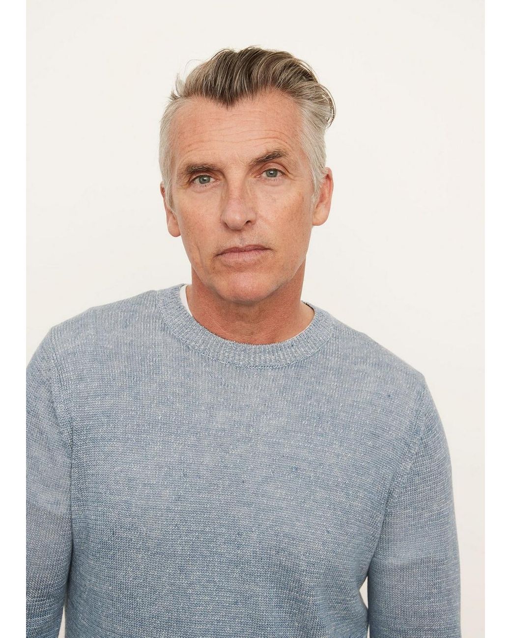 vince linen raglan pullover