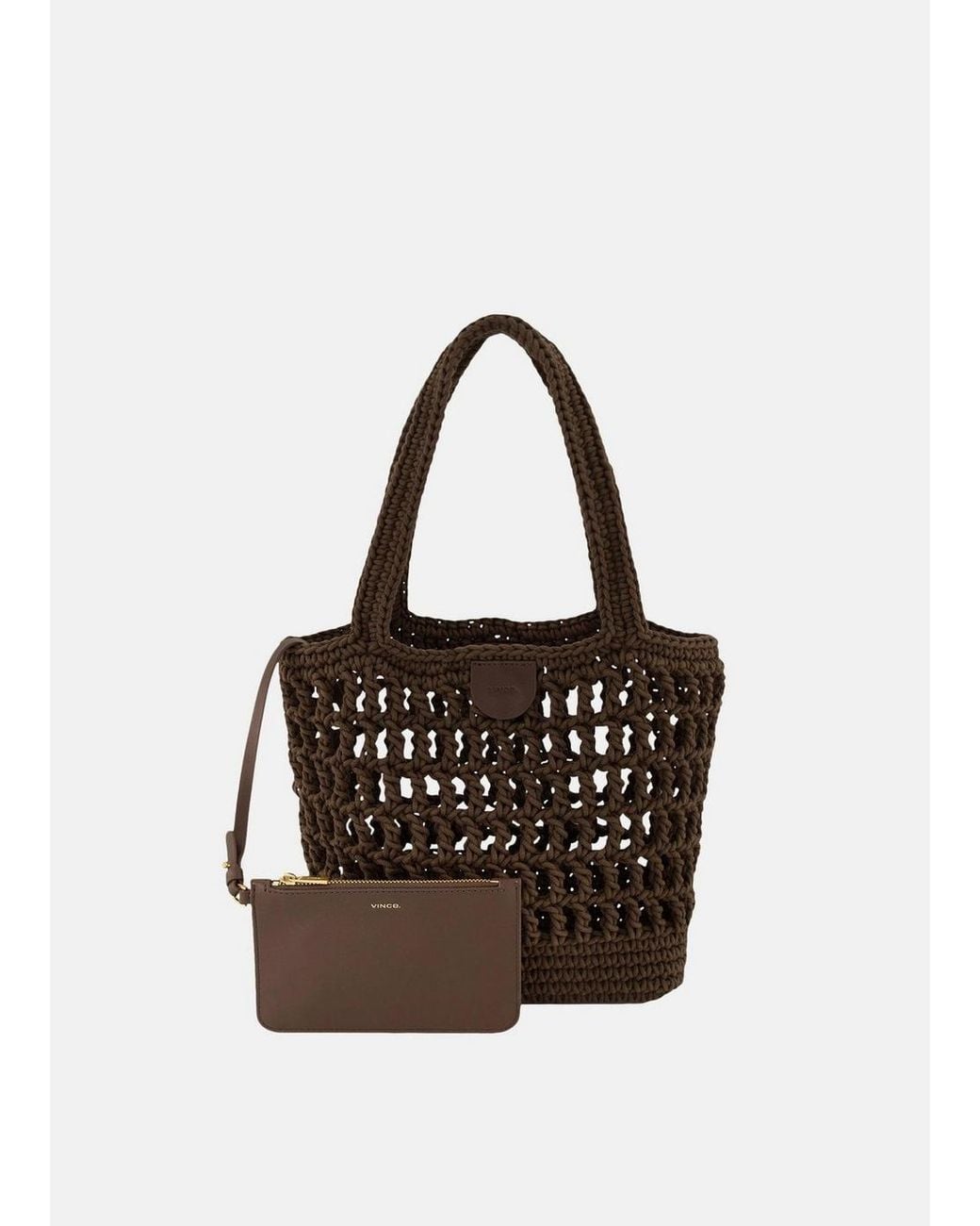 Vince Multicolor Barcelona Cotton Crochet Small Tote