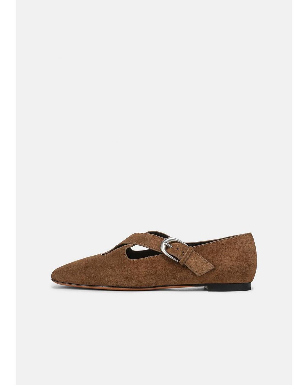 Vince White Cici Suede Flat