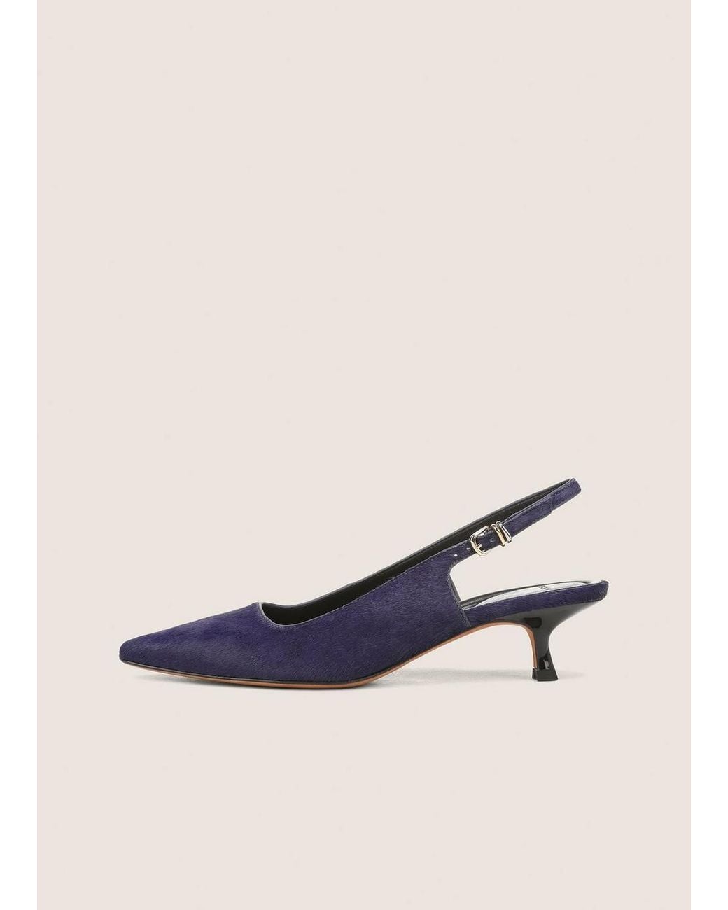 Vince Natural Sabra Calf Hair Slingback Heel