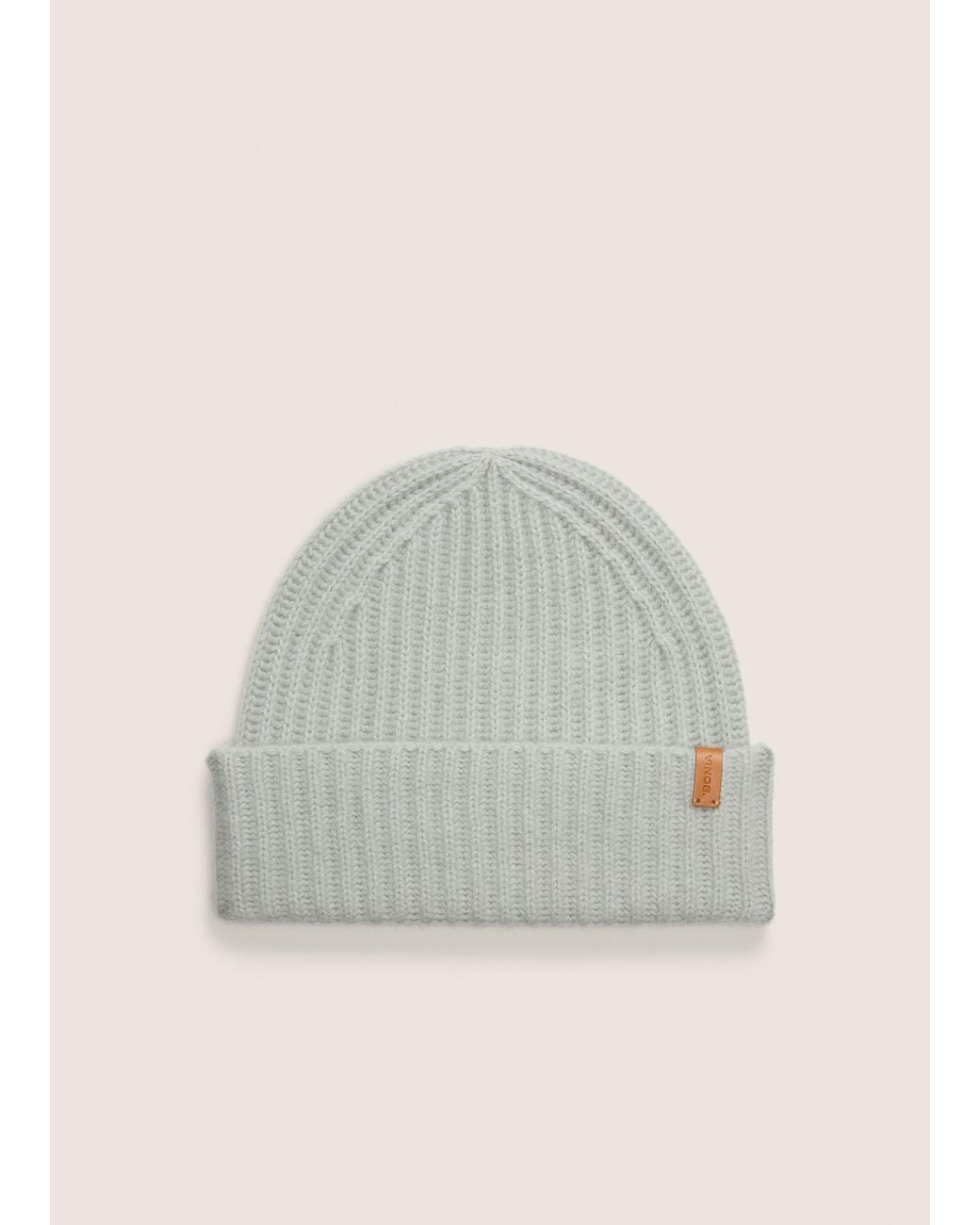 Vince Multicolor Plush Cashmere Chunky-Knit Beanie
